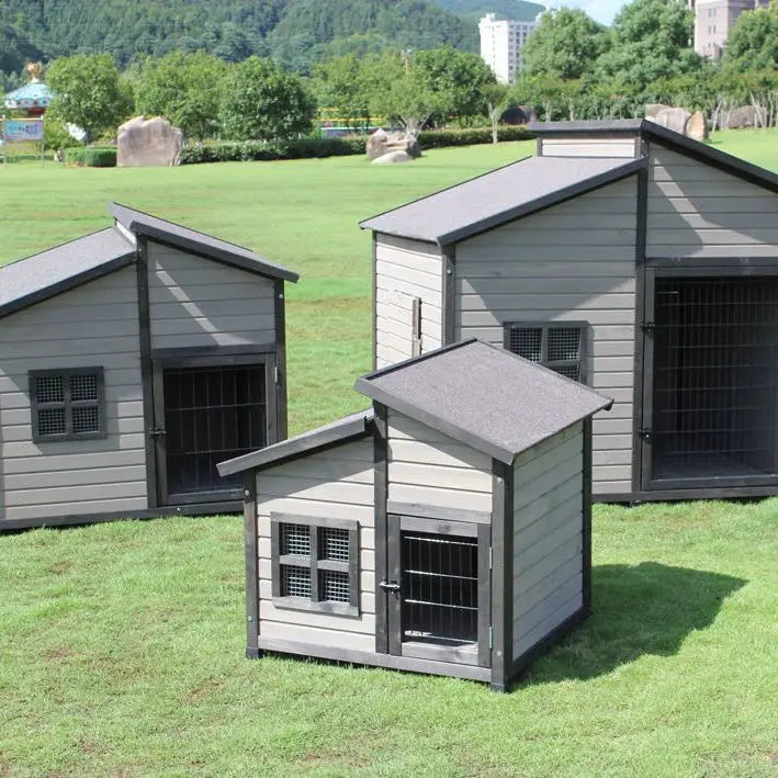 Small puppy house outdoor water rot kennel kennel kennel rural large medium and small outdoor villa