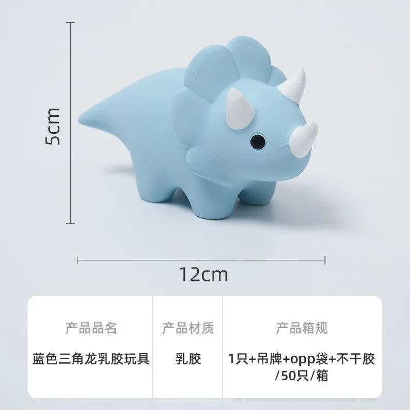 Dog Squeaky Rubber Toys Dog Latex Chew Toy Puppy Sound Toy Animal Bite Resistant Train Dog Supplies for Small Medium Large Dog