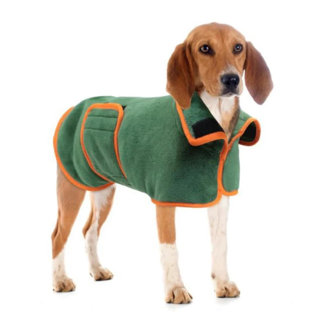 Dog Bathrobe Fast Drying Towel Microfiber Absorbent Soft Bath Robe Adjustable Towel Grooming Coat Dog grooming Pet Accessories