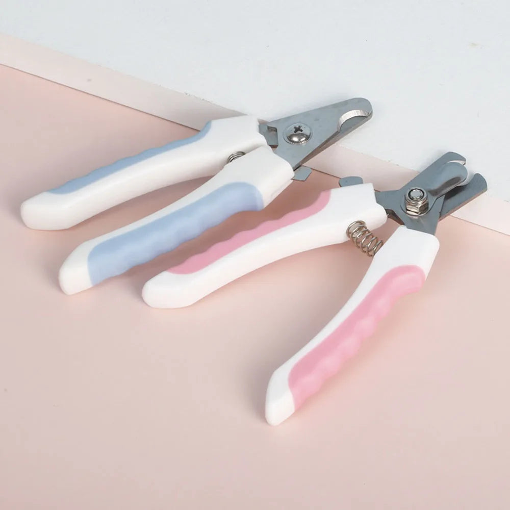 Dog Nail Clippers & Cat Nail Clipper for Small Large Pets Stainless Steel Nailclippers with Safety Guard to Prevent Over-Cutting