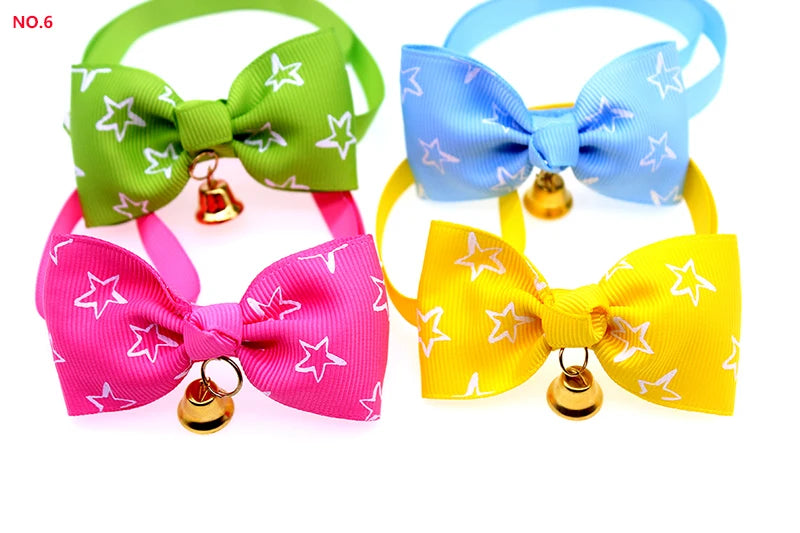 20pcs Dog Acccessories Dog Bow Tie Bulk Dog Collar Bow Dog Bowtie Small Dog Cat Pet Supplies Dog Fashion Accessoreis Bow