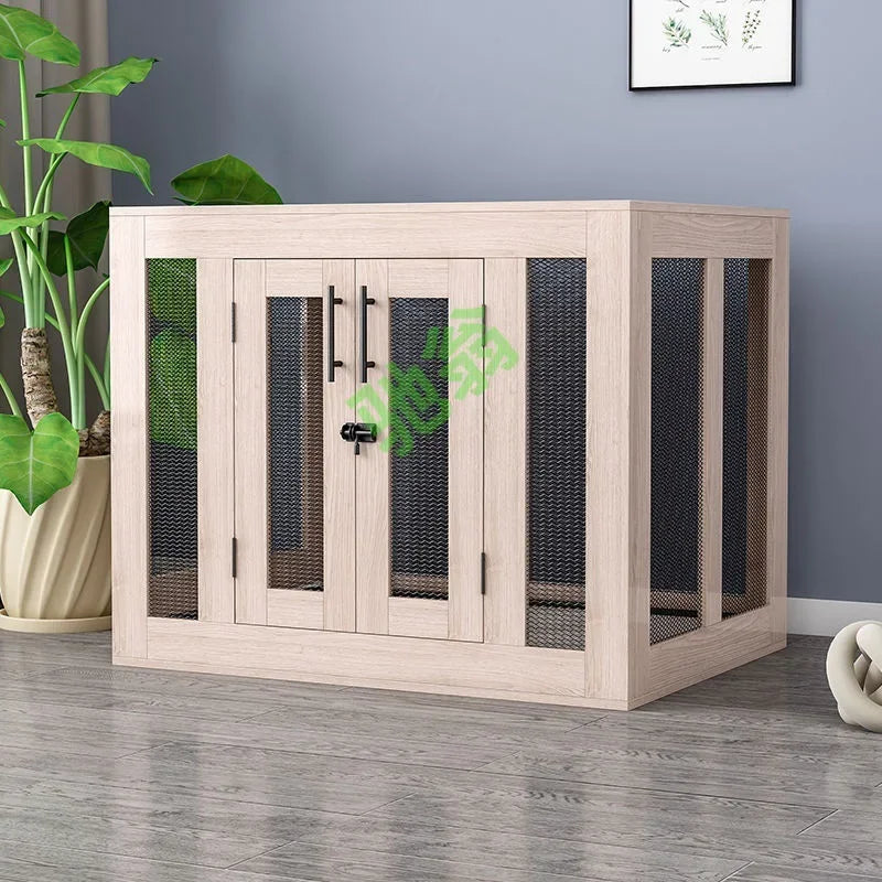 Yut four seasons universal wooden kennel cat litter pet litter indoor wild kennel large, medium and small dog kennel cat house