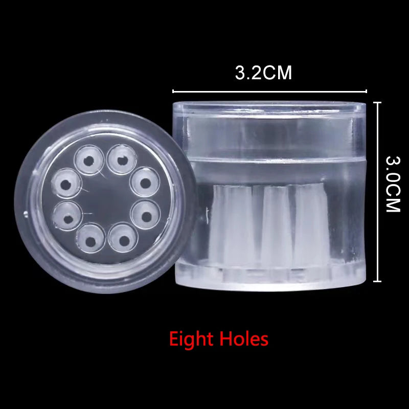 High Transparent Aquarium Fish Tank Acrylic Decoration Clear Snail Trap Catcher Plants Planarian Pest Catch Box Leech 8 Holes