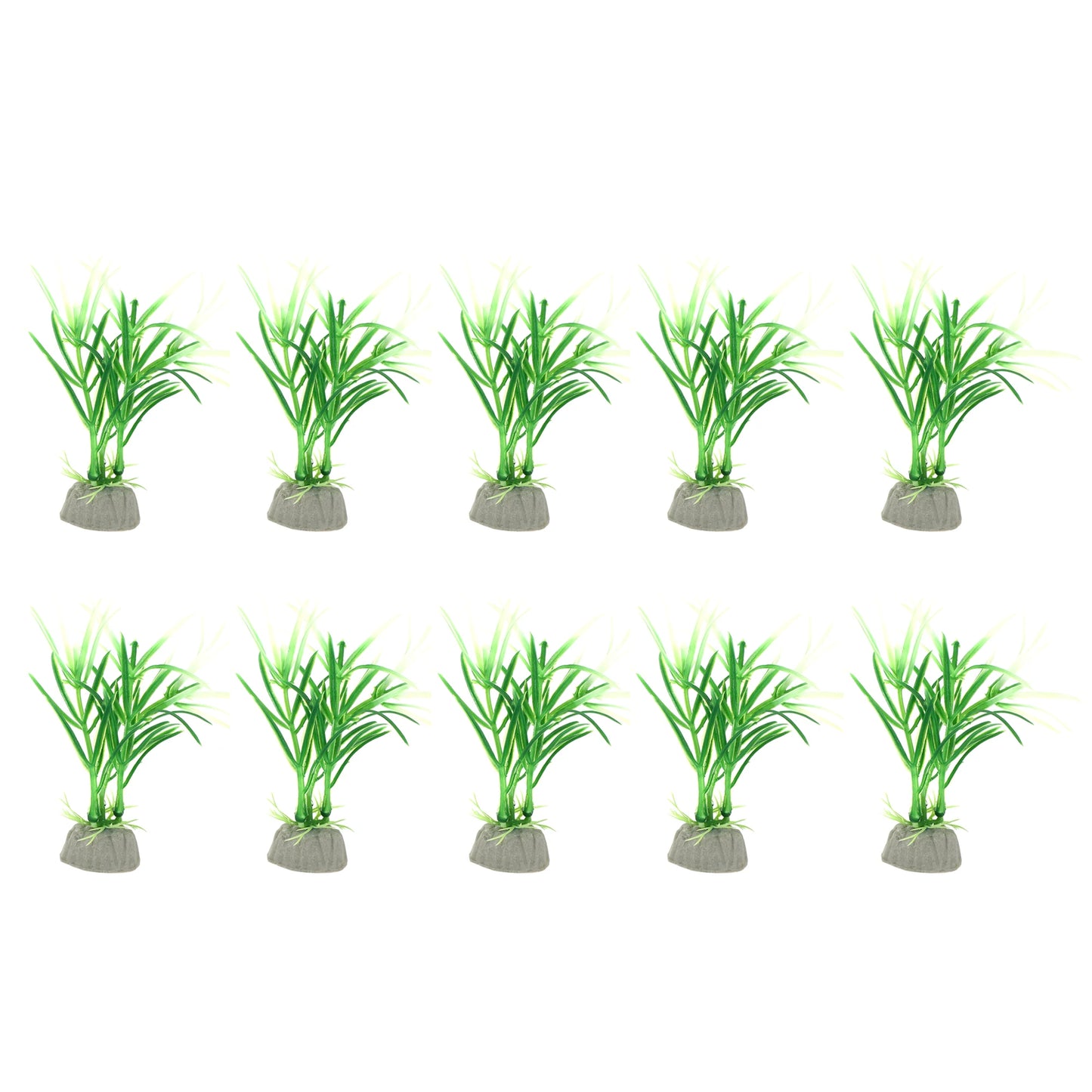 UXCELL 10/20 Pcs Aquarium Artificial Plastic Plants Water Weeds Ornament Fish Tank Plant Flower Grass Decoration Accessories