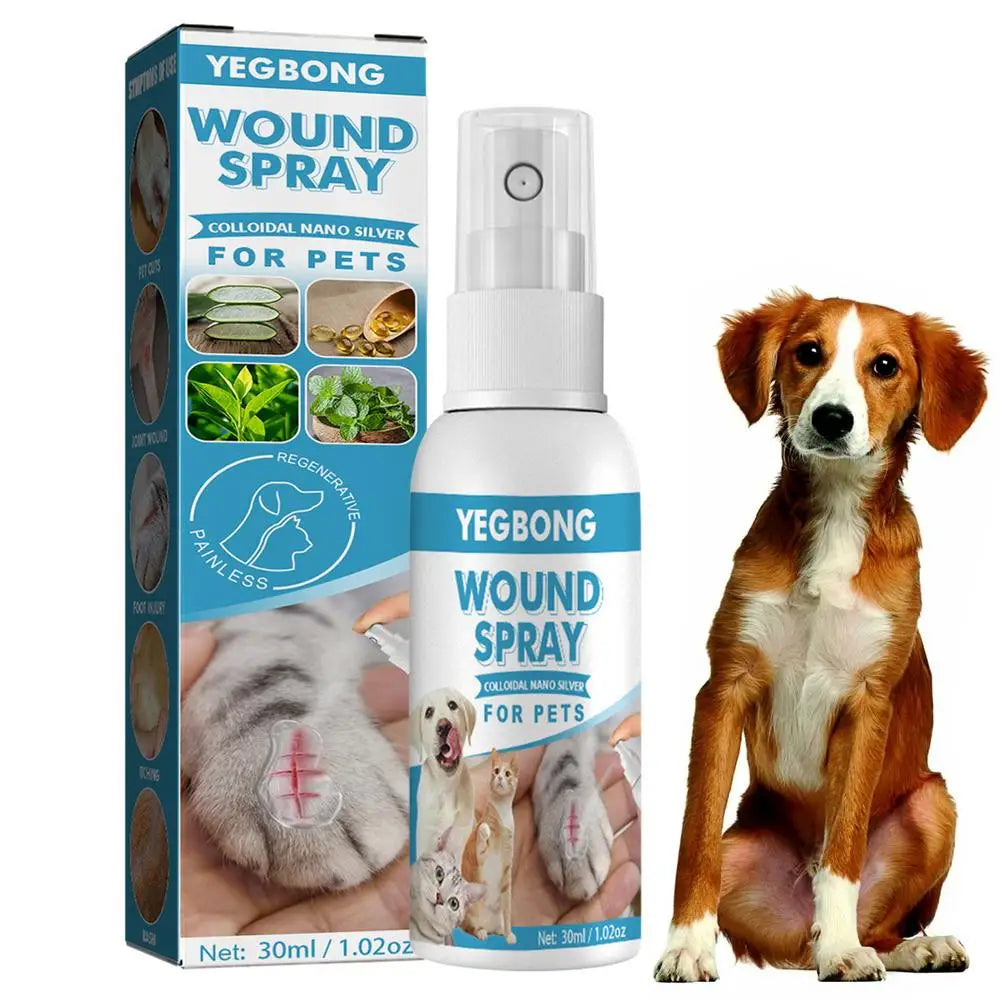 30ml Pets Anti-Itch Spray Pet Wound Spray Cats Dogs Skin Healthy Care Spray Pets Anti-Itch Treat Products For Sensitive Skin