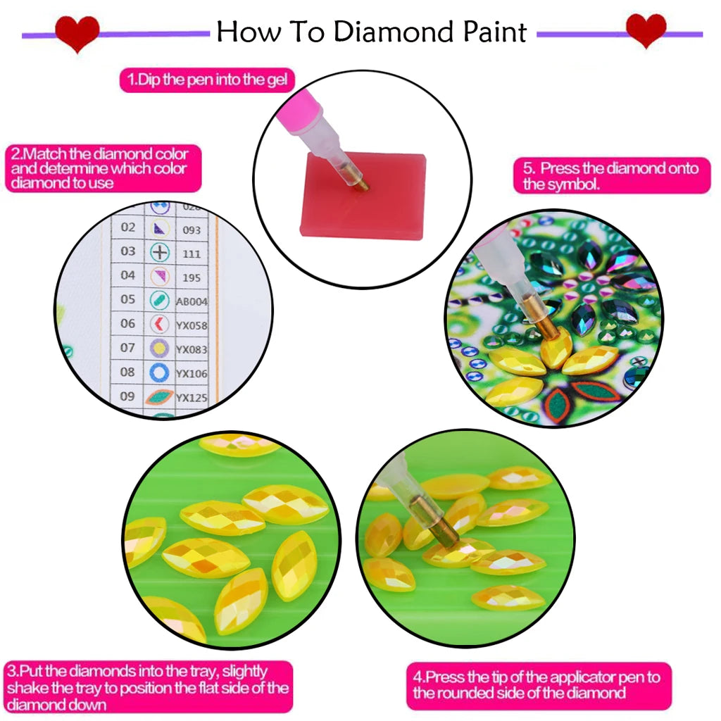10pcs Diamond Painting Coasters Set, DIY Cartoon Cat Pattern Round Coasters 10x10cm/3.93x3.93in