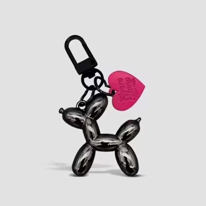 1pc Fashion Keychain Balloon Dog Keychains Pendant Jewelry Trinket Car Key Ring Key Chain Accessories Car Keychain Keyring