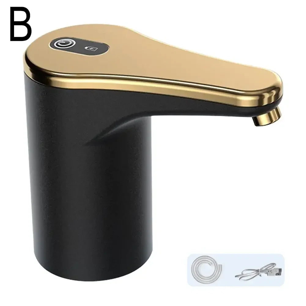 USB Electric Smart Bottled Water Pump Foldable Barreled Water Suction Device for Desktop Convenient Mineral Water Dispenser
