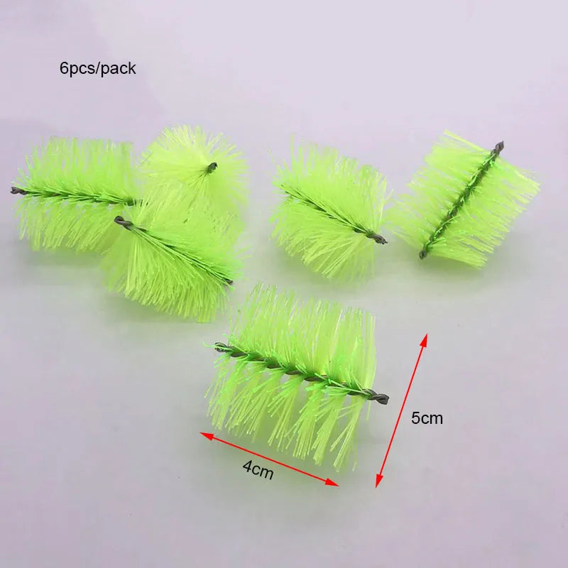6pcs Aquarium Filter Brush Nylon Skimmer Brush Replacement Filtration System Aquarium Fish Tank Cleaner Tools Noise Reduce New