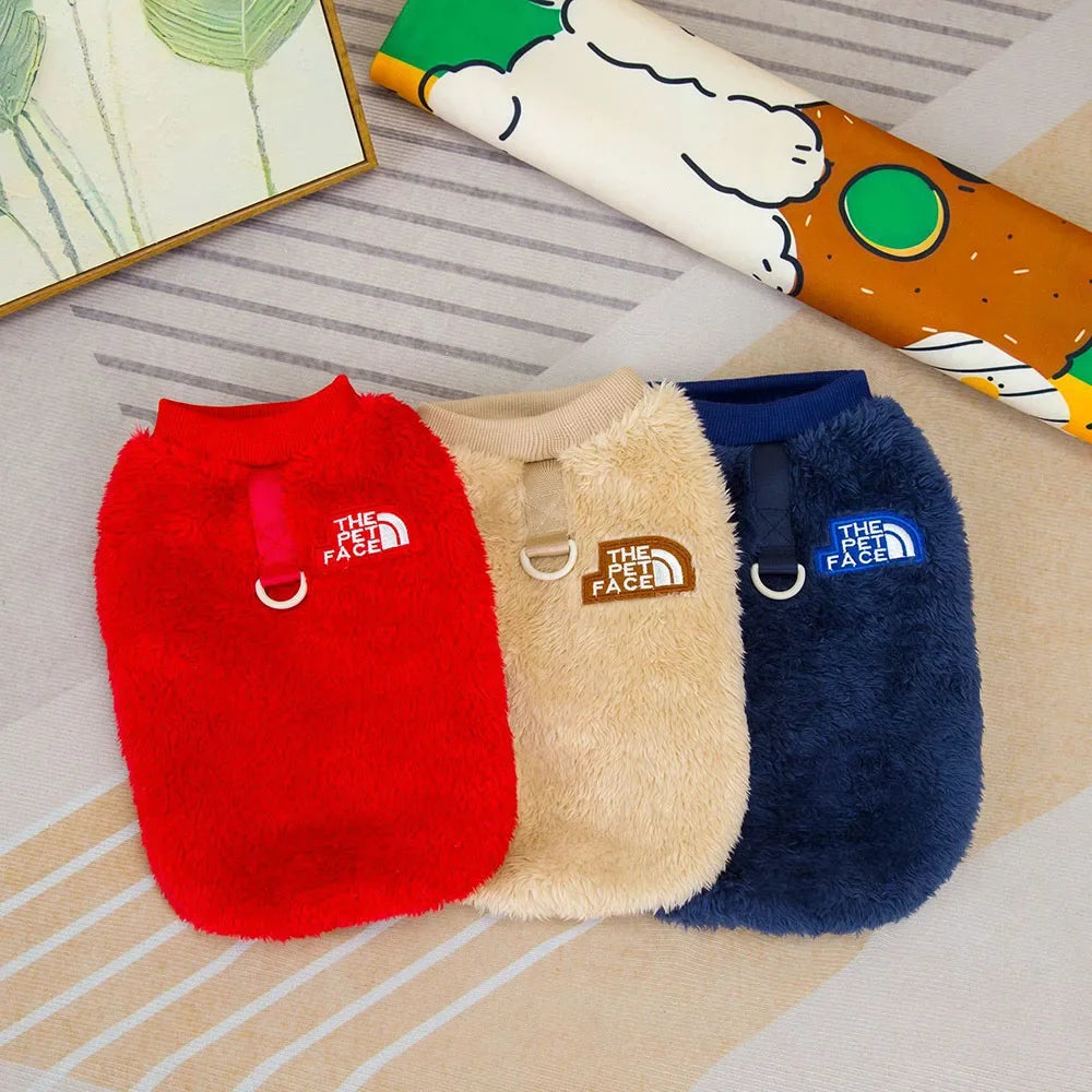 Dog Sweater Dog Shirt Winter Coat Jacket for Small Medium Dogs Cat Costume Warm Soft Fleece Pet Clothes for Puppies Girl or Boy