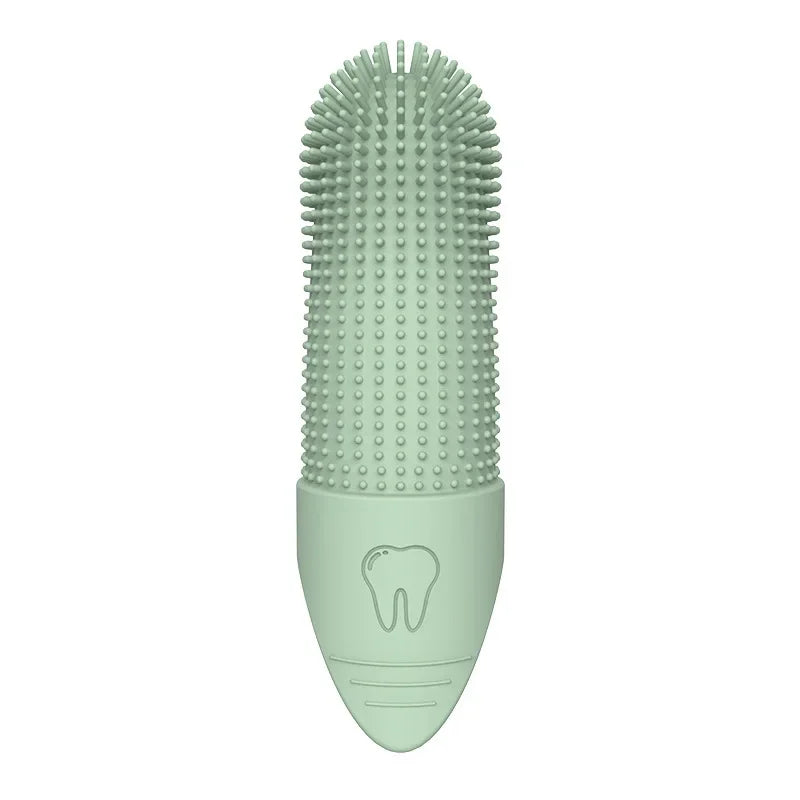 360° Cleaning Finger Toothbrush for Dogs, Food Grade Silicone Dog Finger Toothbrush, Toothbrush for Dogs Cats Dental Care