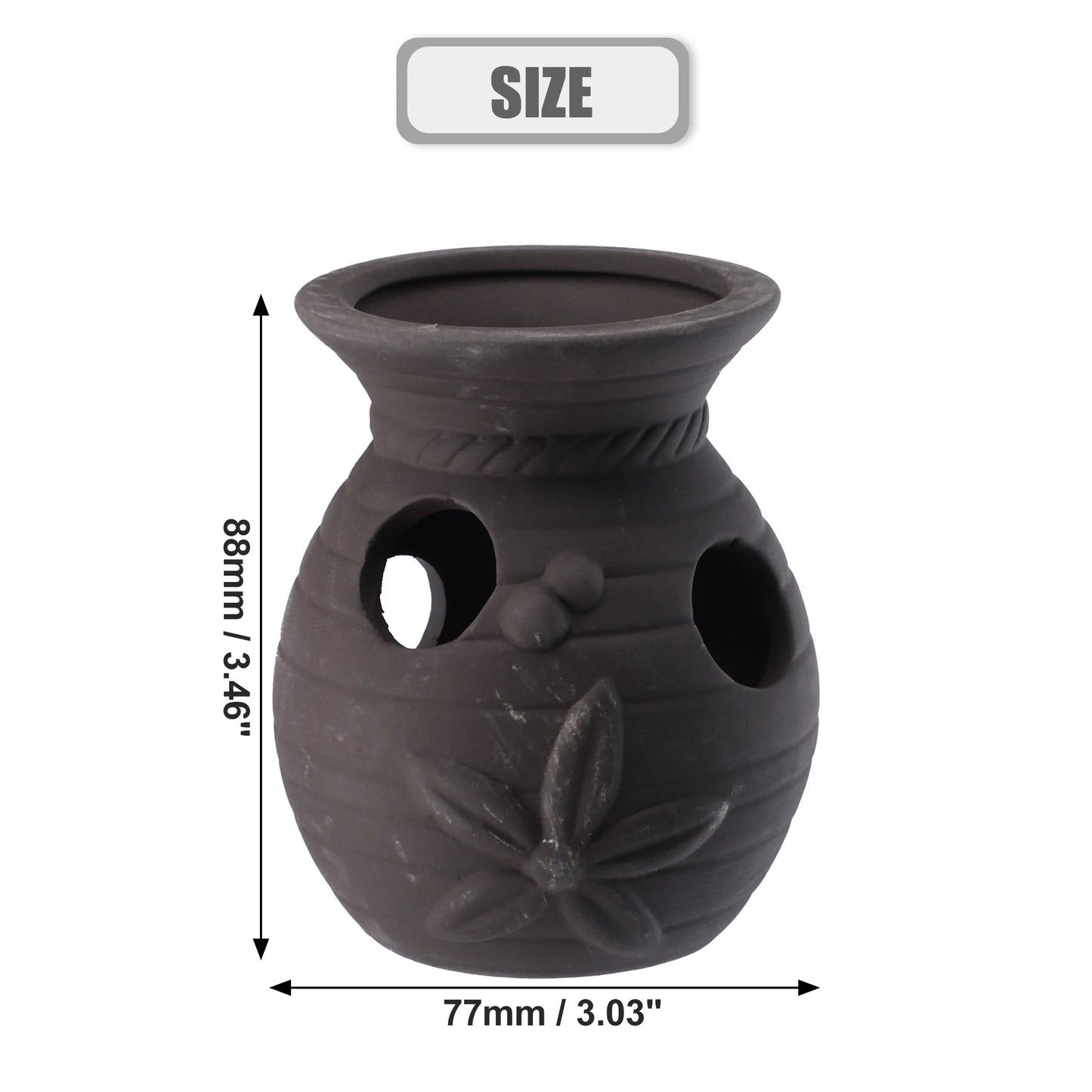 UXCELL Aquarium Hideaway Rock Cave Decoration Parts Resin Fish Shrimps Shelter Pottery House Canister Fish Tank Accessories