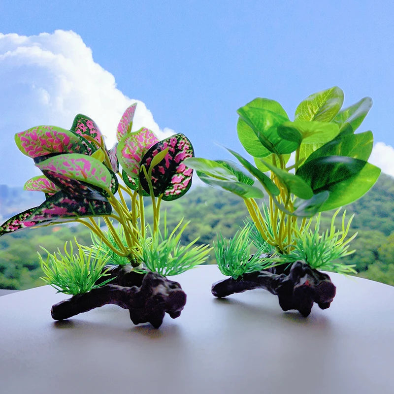 Artificial Underwater Grass Aquarium Fish Tank Simulation Decoration Aquarium Backgrounds Plants Water Grass Accessories Home