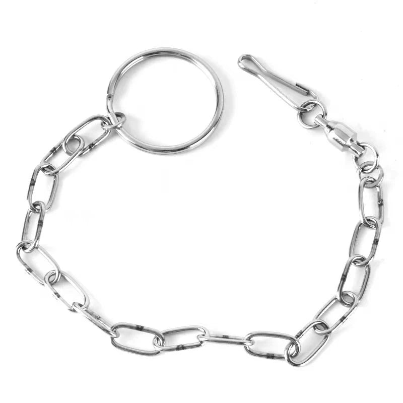 Stainless Steel Bird foot Chain Parrot Anti-flying Traction Rope Bird Feet Bracelet Alloy Foot Ring Pet Bird Training Leash