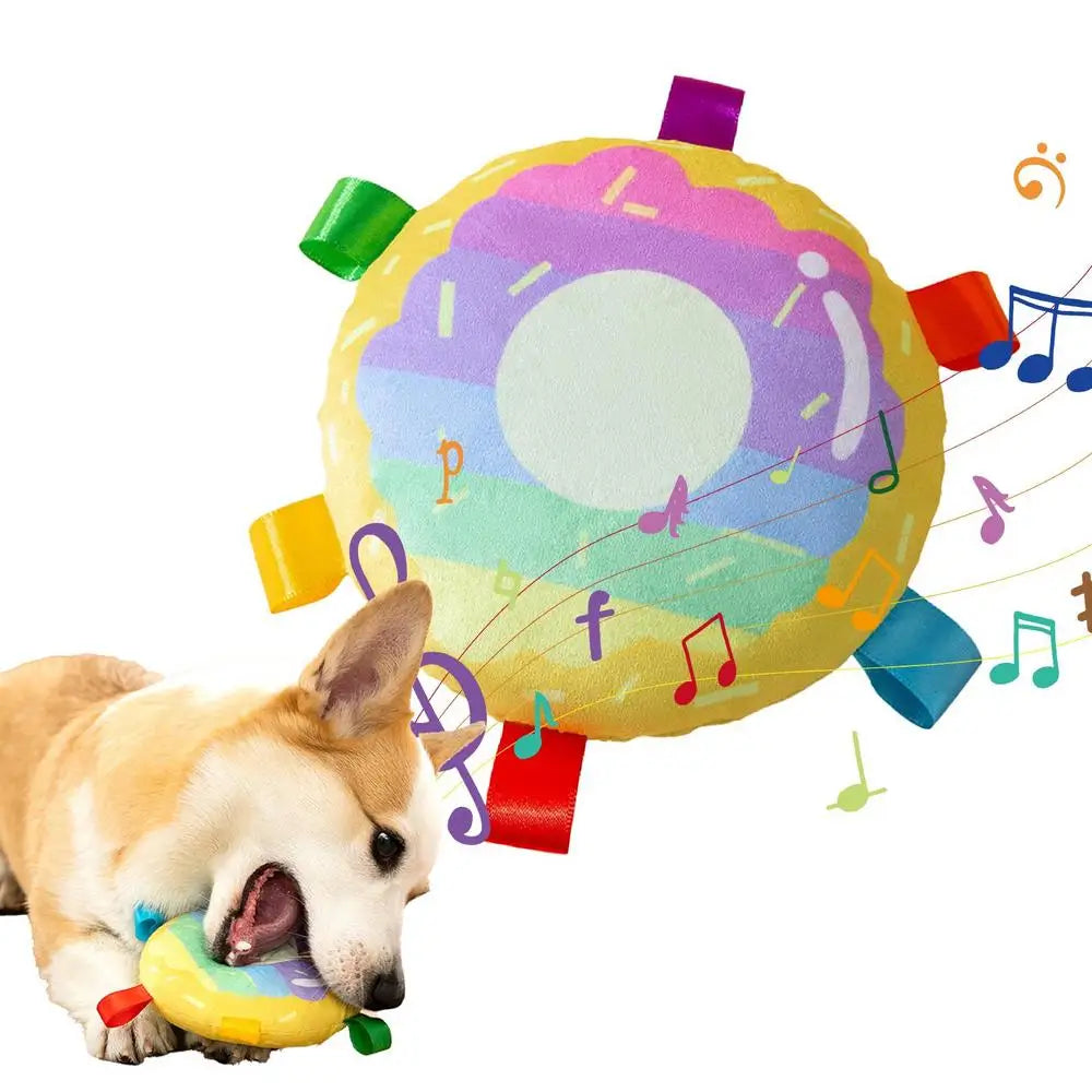 Squeaky Pet Toys Dog Plush Sound Chew Toys Bbiscuit Shape Animal Squeaky Dog Chewing Toy Plush Dog Toys Puppy Chewing Sound Toy