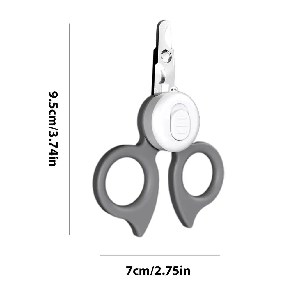 Lighted Dog Nail Clippers LED Dog Nail Cutters With Light Ergonomic Grip Pet Nail Clipper Illuminates Kitten Puppy Beauty Tools