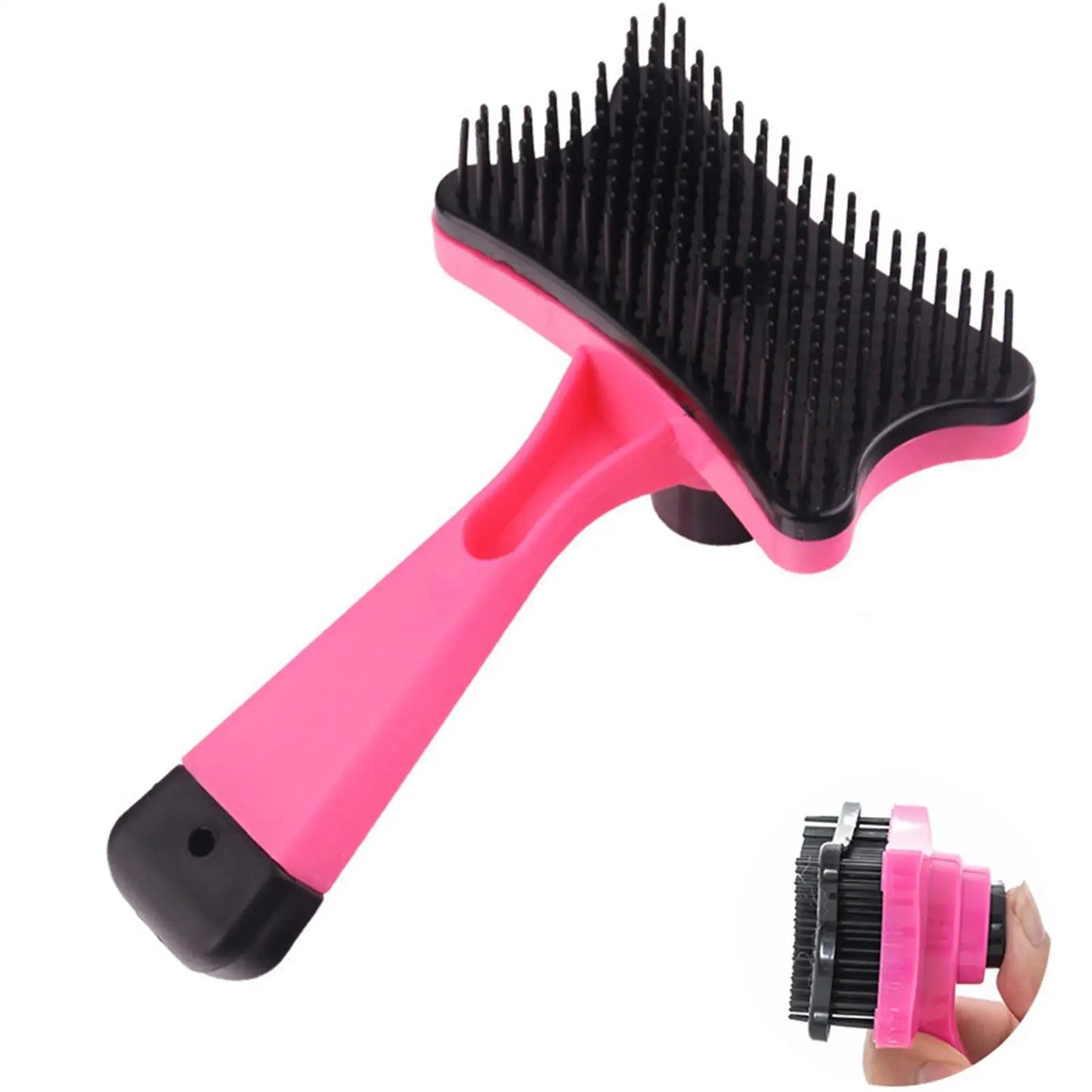Pet Hair Removal Comb Cat Self Cleaning Brush Hair Tools Grooming Pet Accessories Puppy Cleaning Scraper Comb Remover Dog C S1I1