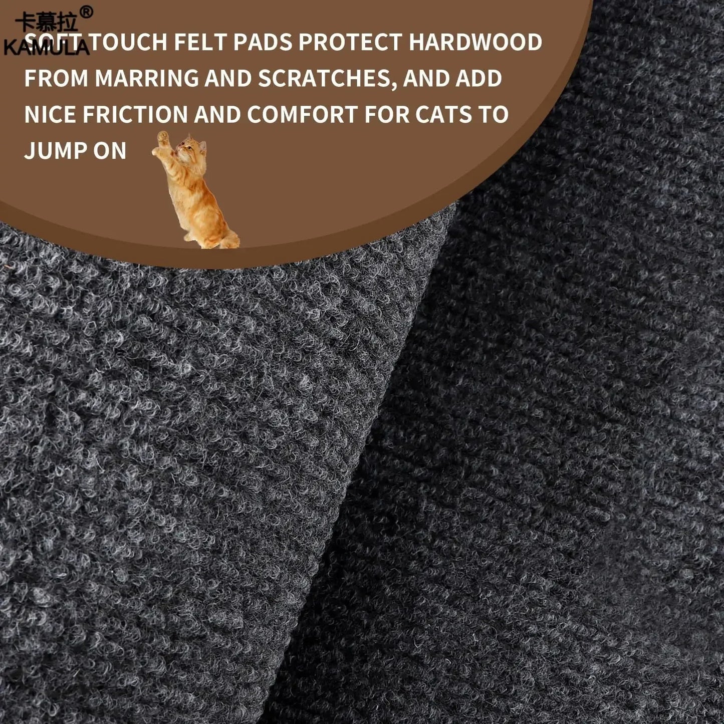 Wall Anti Cat Scratch Sofa DIY Cats Scratch Board Sofa Protection Paws Sharpen Trimmable Self-adhesive Carpet Cats Scratch Board