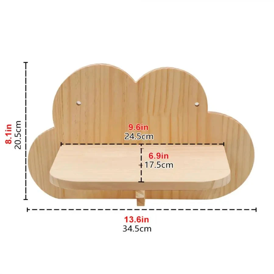 Cat Wooden Furniture Wall Mounted Scratching Posts Hammock Platform Extended Cat Scratching Post for Cat Health and Play indoors