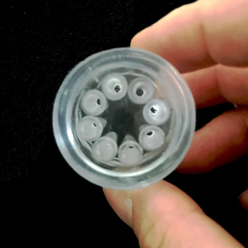 High Transparent Aquarium Fish Tank Acrylic Decoration Clear Snail Trap Catcher Plants Planarian Pest Catch Box Leech 8 Holes