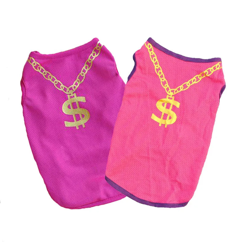 2pc Quick Dry Dog Shirt, Mesh Summer Dog Clothes Dollar Vest for Small Dogs,Sun-Protection Sleeveless Shirts for Dog Puppy Vest