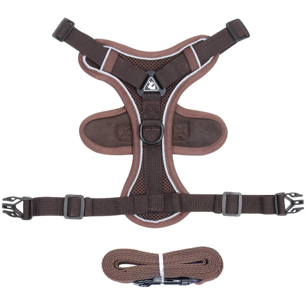 Dog Harness for Big Dog Vest Fashion Chest Strap Reflective and Breathable Cat Walking Rope Dog Rope Cat Harness