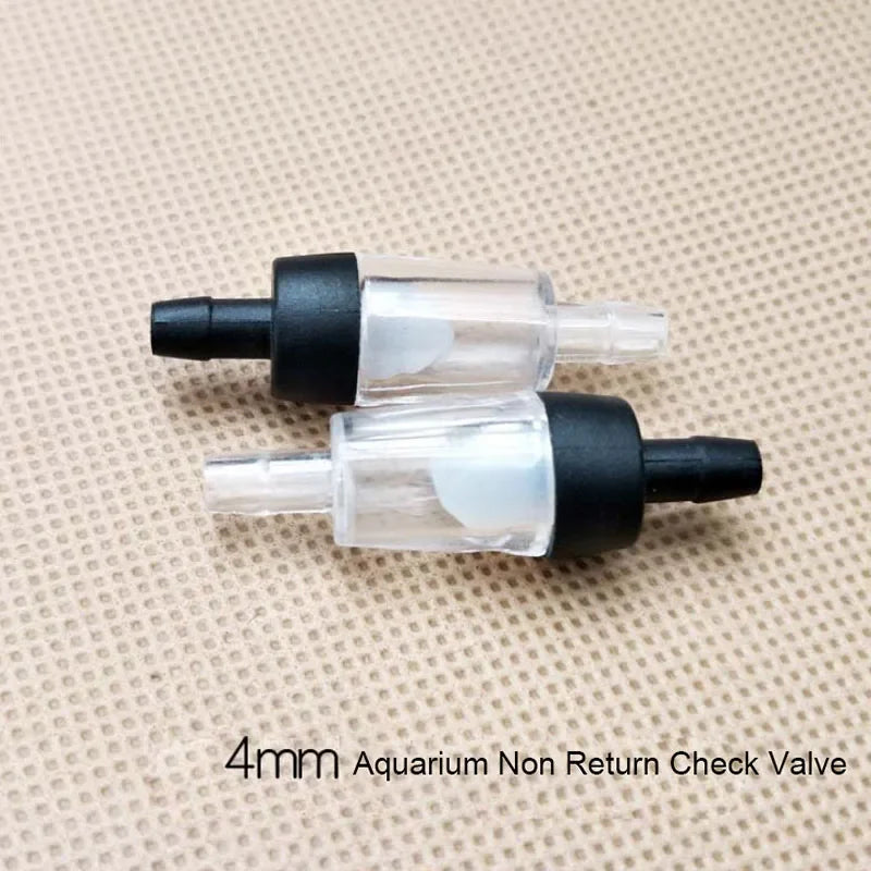 10pcs Plastic Aquarium Air Pump Check Valve Fish Tank 5 pcs One Way Non-Return Check Valve Aquarium Co2 System Air Pump