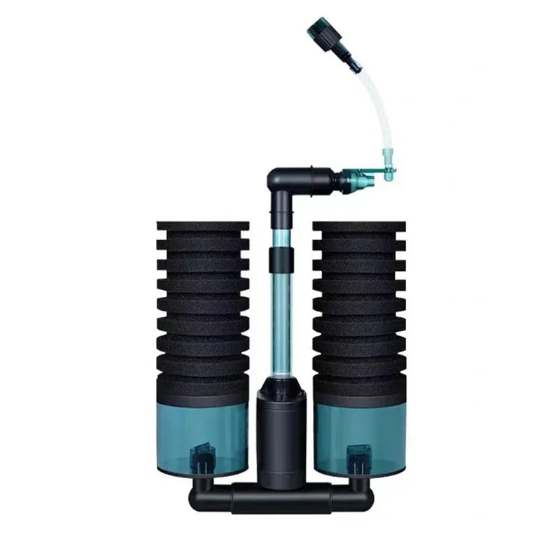 Aquarium USB Filter With Water Pump Electric For Fish Tank Air Pump Skimmer Biochemical Sponge Aquarium Bio Filter USB Connector