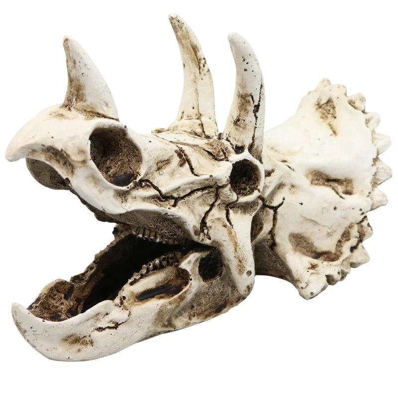1pcs Aquarium Decorations Resin Fossil Artificial Fish Tank Ornament Shrimps Small Fish Reptile Aquarium Shelter Landscape Decor