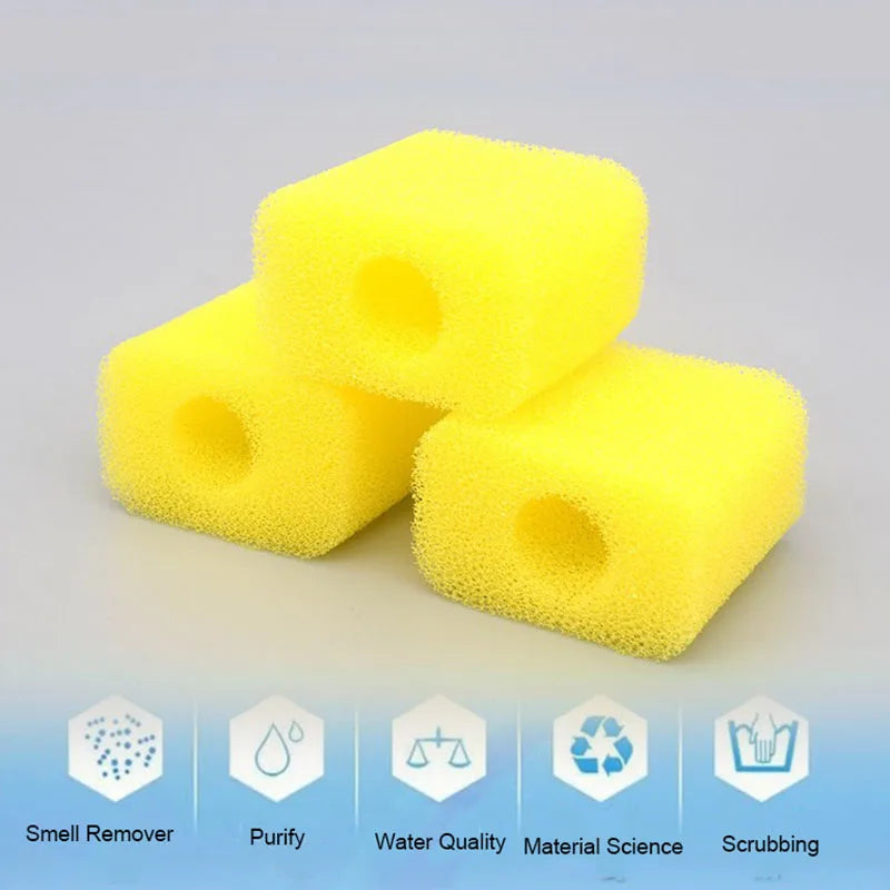 Aquarium Filter Sponge for Aquarium Fish Tank Air Pump Skimmer Biochemical Sponge Filter Aquarium Bio Filter Filtro Aquario 2PCS