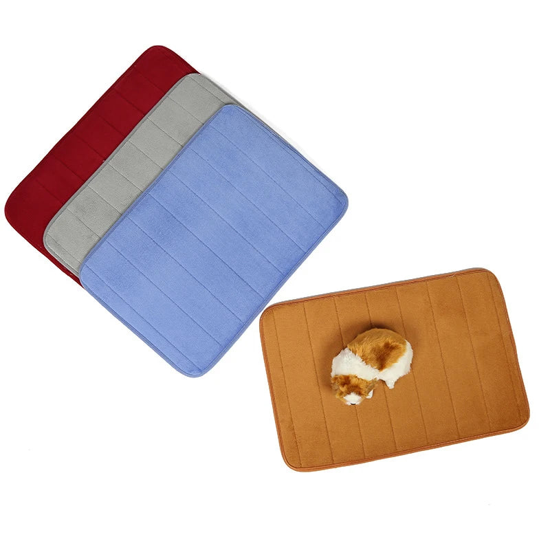 Thickened Pet Dog Mat Breathable Bite Resistant Dog Cat Sleeping Pad Washable Reusable Training Pad Dog Car Seat Four Seasons