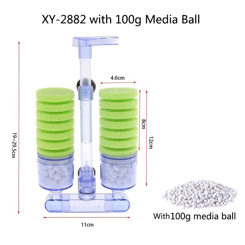 Aquarium Filter for Aquarium Fish Tank Air Pump Skimmer Biochemical Sponge Filter Aquarium Bio Filter Filtro Aquario Hot Selling