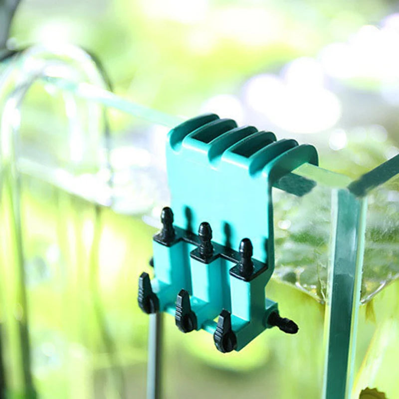 Plastic 2 3 4 5 6 Way Aquarium Air Splitter Valve Fish Tank Air Pump Flow Splitter Distributor Pump Valve Tap Control Switch New