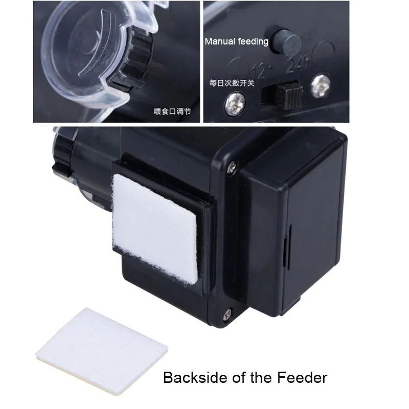 50g volumn Electronic Automatic Fish Feeder Dispenser Timer Automatic Tank Food Feeding Machine Aquarium Auto Fish Feeder Timer