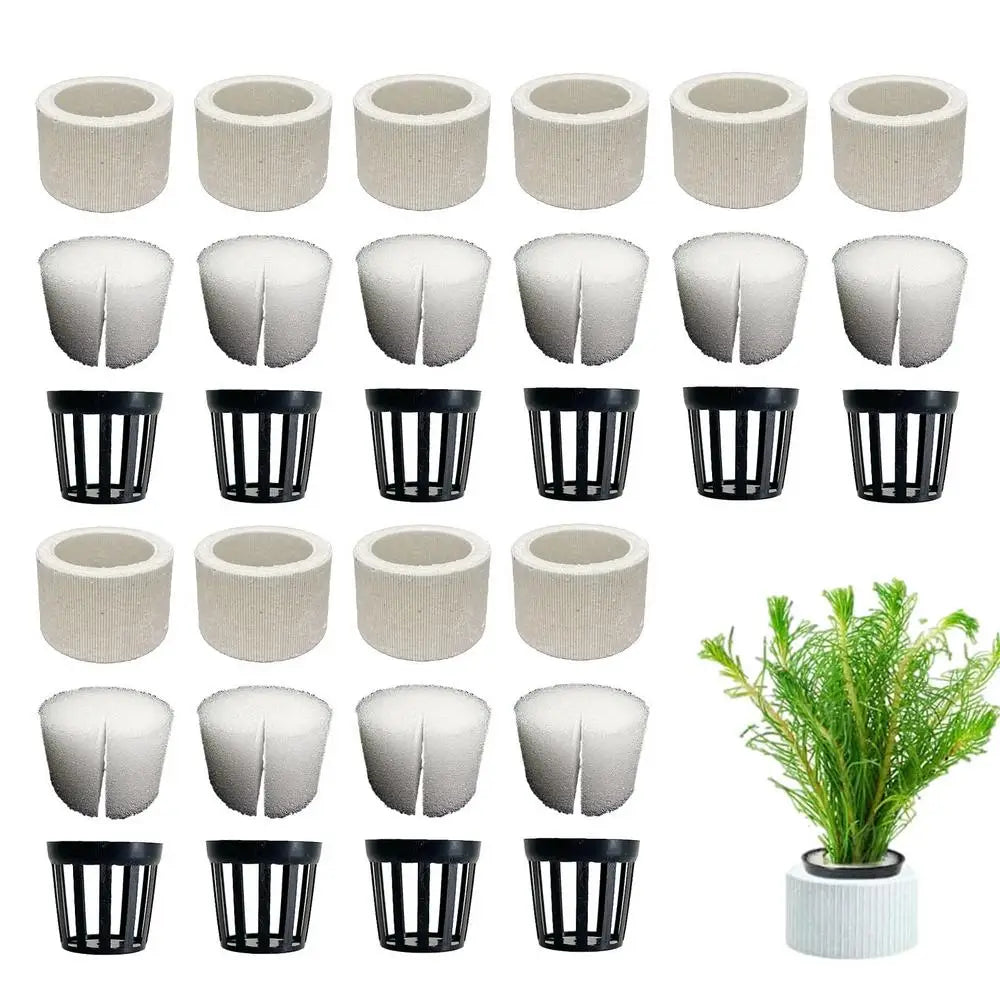 20/10pcs/set Aquatic Plants Fixed Ring Set Anti-Floating Water Plant Anchor Weights Pot Aquarium Decoration Fish Tank Landscape