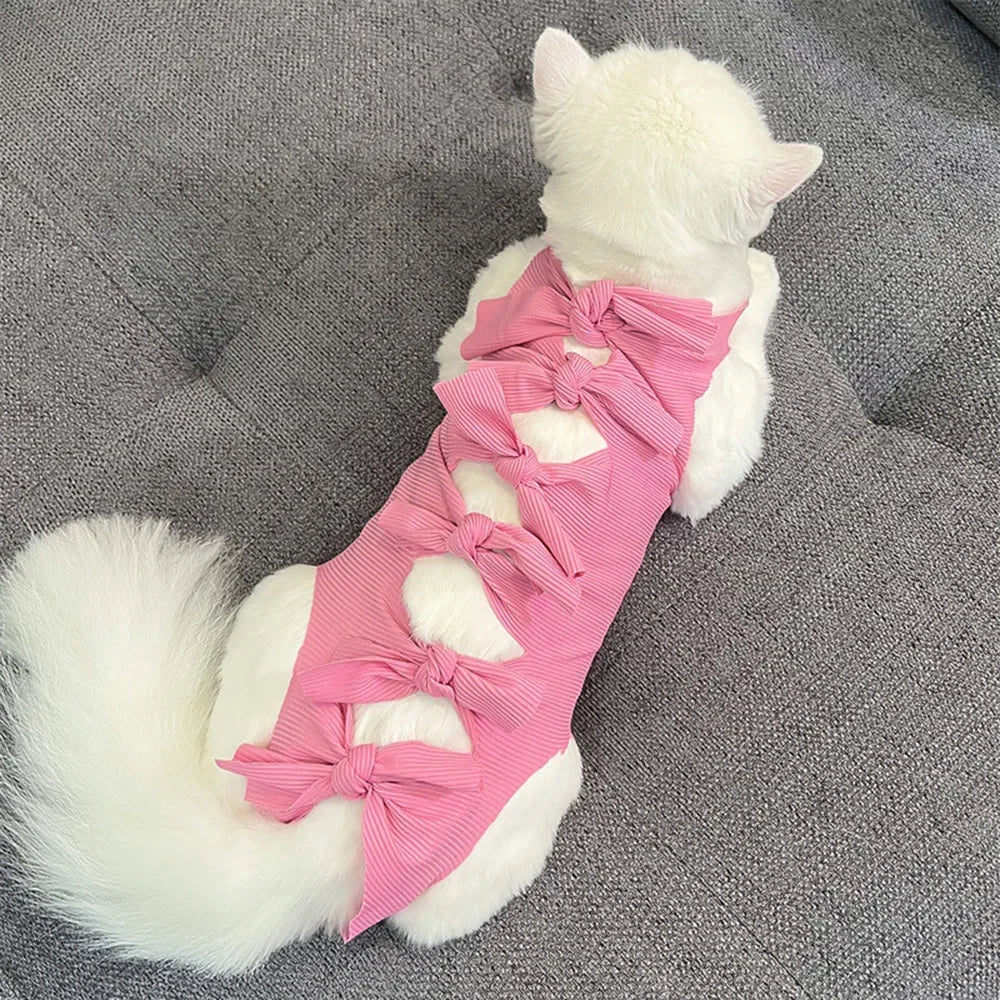 Cat Recovery Suit Breathable Cat Surgery Recovery Suit Onesies Female Kitty Castration Abdominal Wound Recovery Clothing Outfits