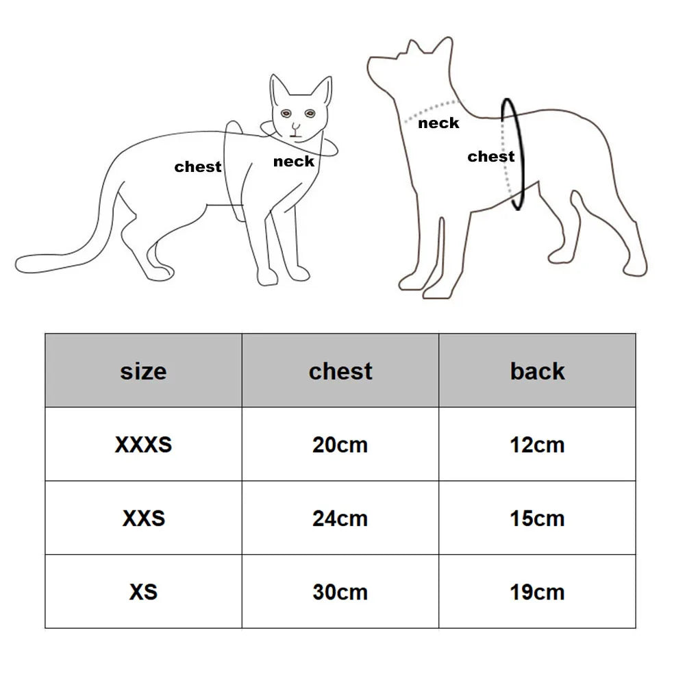 Guinea Pig Clothes Small Animal Rabbit Cat Warm Vest Cozy T-Shirt for Guinea Pig Ferret Bunny Kitten Chihuahua and Small Animals