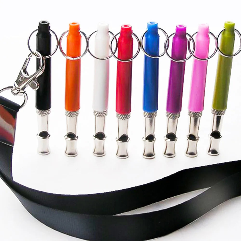 Pet Dog Whistle Puppy Training Obedience Ultrasonic Supersonic Sound Repeller Pitch Stop Barking Quiet Whistles for Dogs & Cats