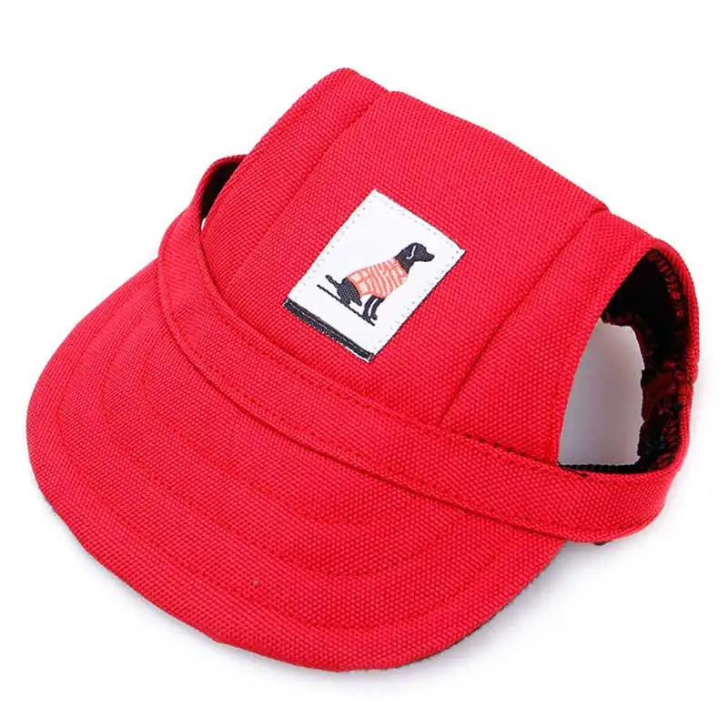 Adjustable Baseball Cap with Ear Holes for Large Medium and Small Dogs Summer Dog Cap Puppy Sun Hat Outdoor Hiking Pet Products
