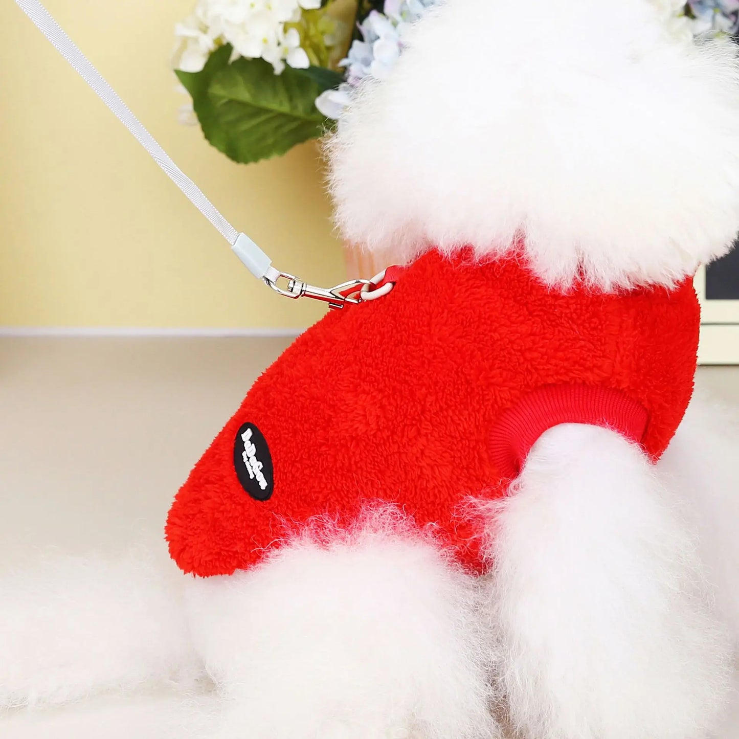 Soft Fleece Solid Color Dog Winter Warm Dog Clothes for Small Dogs Puppy Cat Jacket Chihuahua Tshirt Yorkie Costume Pet Clothing