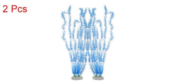UXCELL Artificial Aquarium Plants Aquarium Simulation Water Weeds Ornament Fish Tank Grass Decor Sets Decoration Accessories