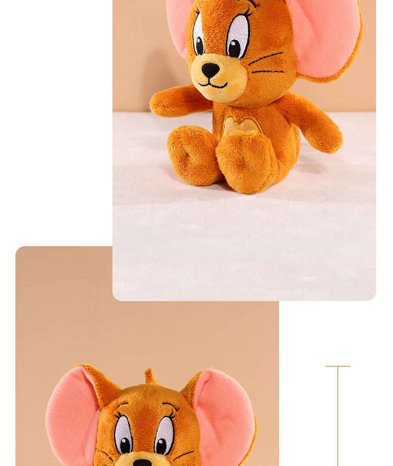 Tom And Jerry Plush Toy Cartoon Movie Cat Tuffy Nibbles Mouse Plushies Stuffed Animals Soap Action Figure Studio Doll Toys