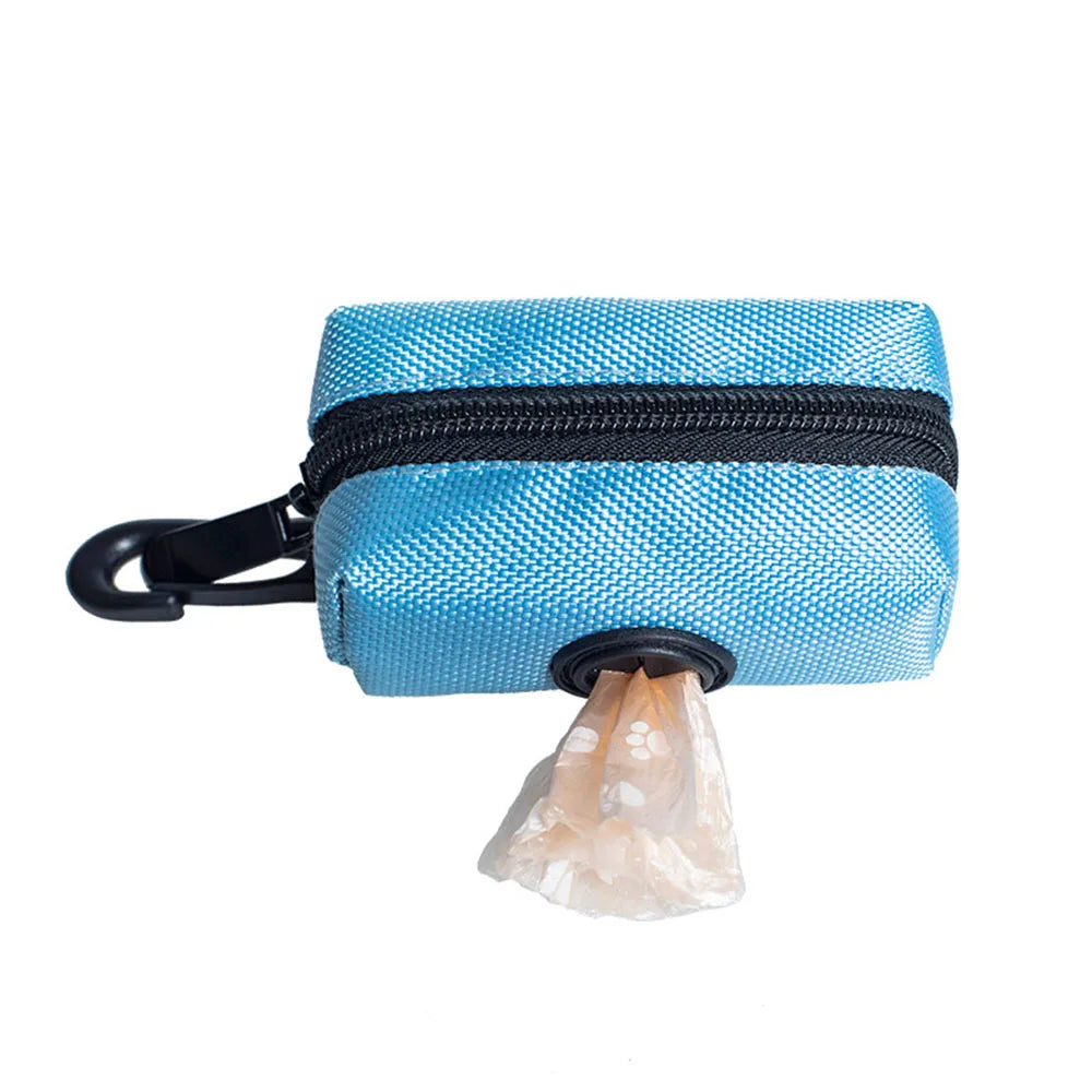 Pet Dog Poop Bag Dispenser Dog Waste Poop Bag Holder Leash Attachment Adjustable Travel Garbage Bag Dispenser Pet Cleaning Tools