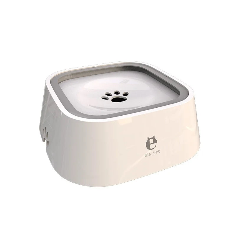 Dog Bowl Floating Bowl Water Drinker Not Wet Mouth Splash Water Cats Dogs Bowl Anti-Overflow Water Dispenser Portable Pet Bowl