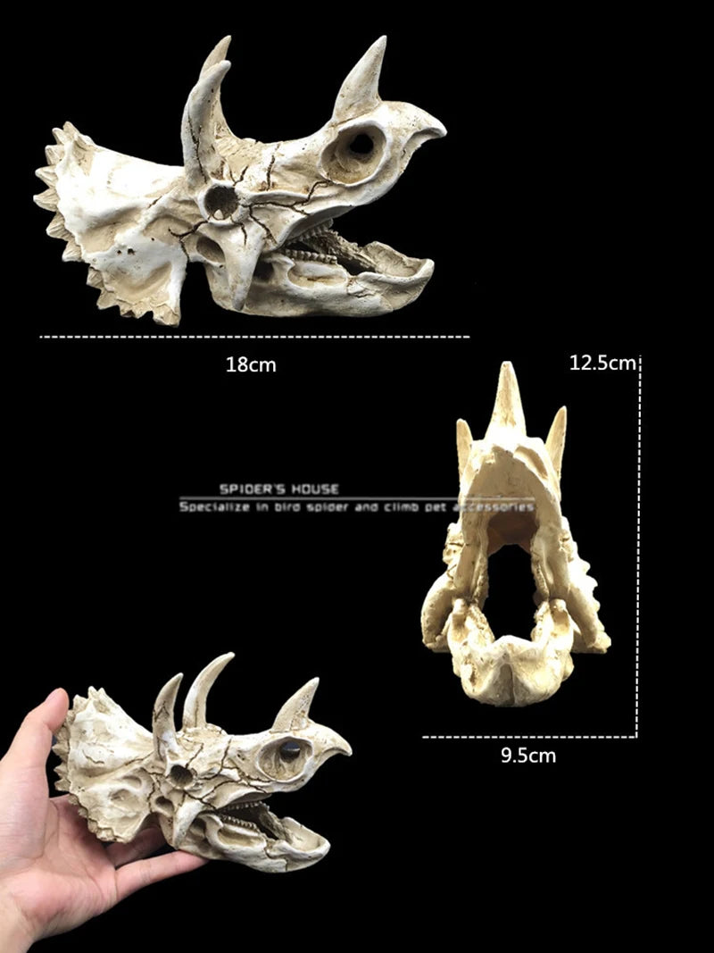 1pcs Aquarium Decorations Resin Fossil Artificial Fish Tank Ornament Shrimps Small Fish Reptile Aquarium Shelter Landscape Decor