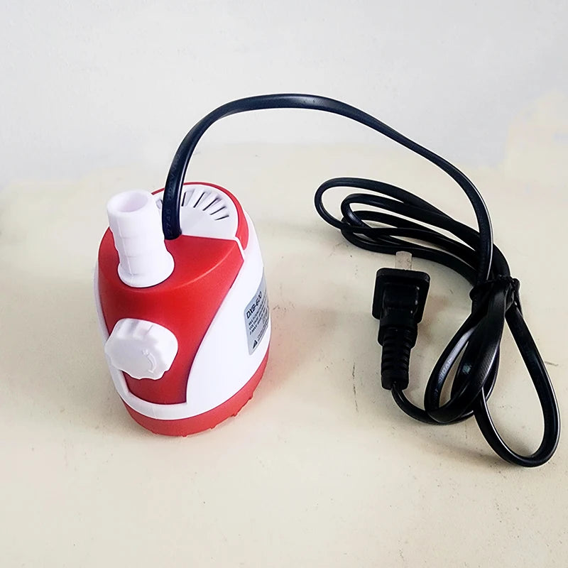 5W 220V-240V Bottom Suction Water Pump Aquarium Ultra-Quiet Submersible Pump For Water Cycle and Pumping of the Fish Tank