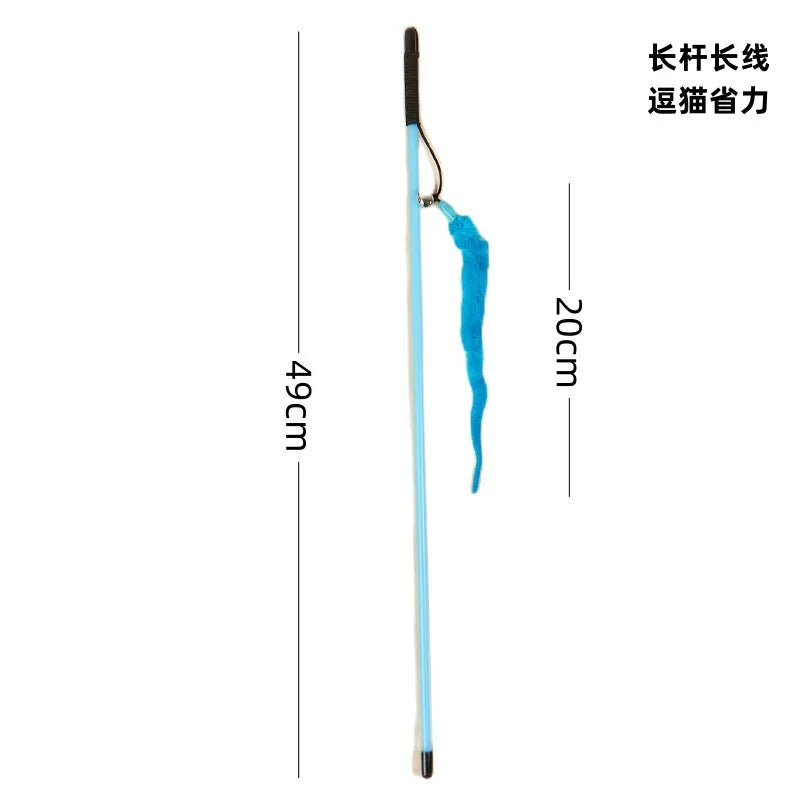 Cat Toy Cat Teaser Sticks Caterpillar Tease Cat Stick Insect Tease Cat Stick Plastic Rod Interactive Tease Cat Stick Cat Toy