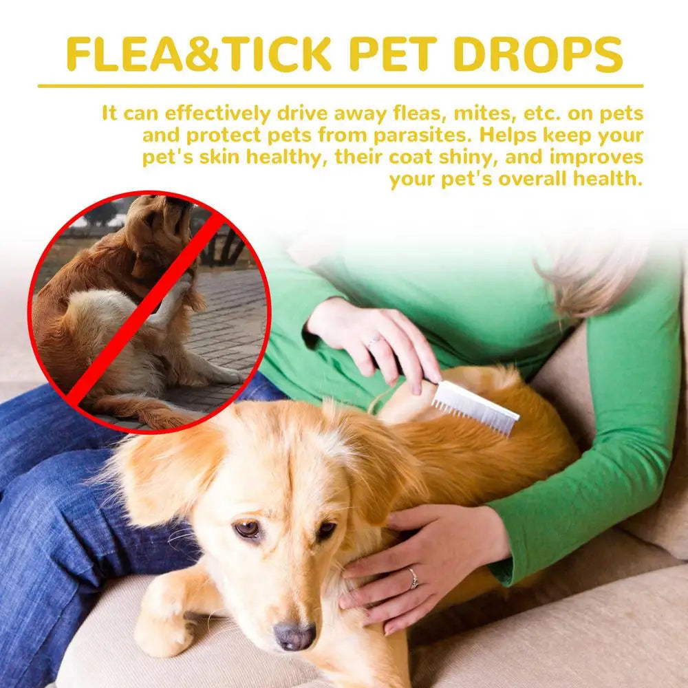 2Ml Pet Dog Cat Vitro Drops Long-Lasting Control Repel Fleas Ticks Lice Insect Remover Spray For Cats Kittens Dogs