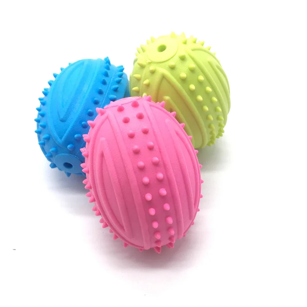 1pc Pet Chew Toy Soft TPR Small Dogs Teeth Grinding Chewing Squeaky Toys Indoor Puppy Interactive Training Molar Biting Toy