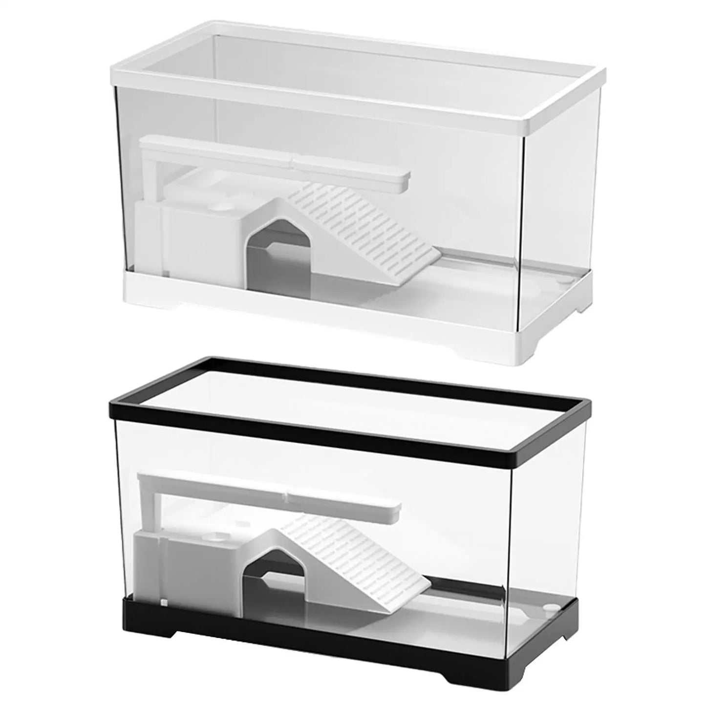 Turtle Tank Aquarium Hideout Terrapin Supplies Breeding Tortoise Enclosure Starter Turtle Habitat Reptile Habitat Indoor Decor